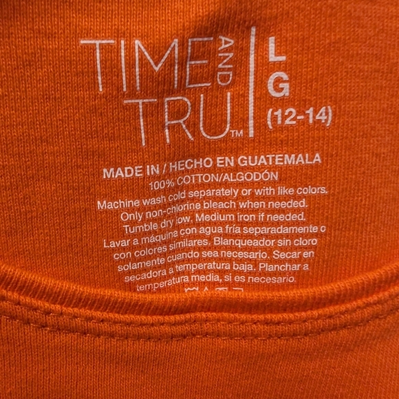 3/$15🧡 Time and Tru Women's Half Sleeve Top - Picture 5 of 9